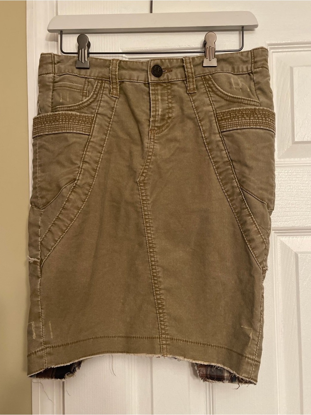 New Free People We the Free skirt khaki tan 27 $198.00